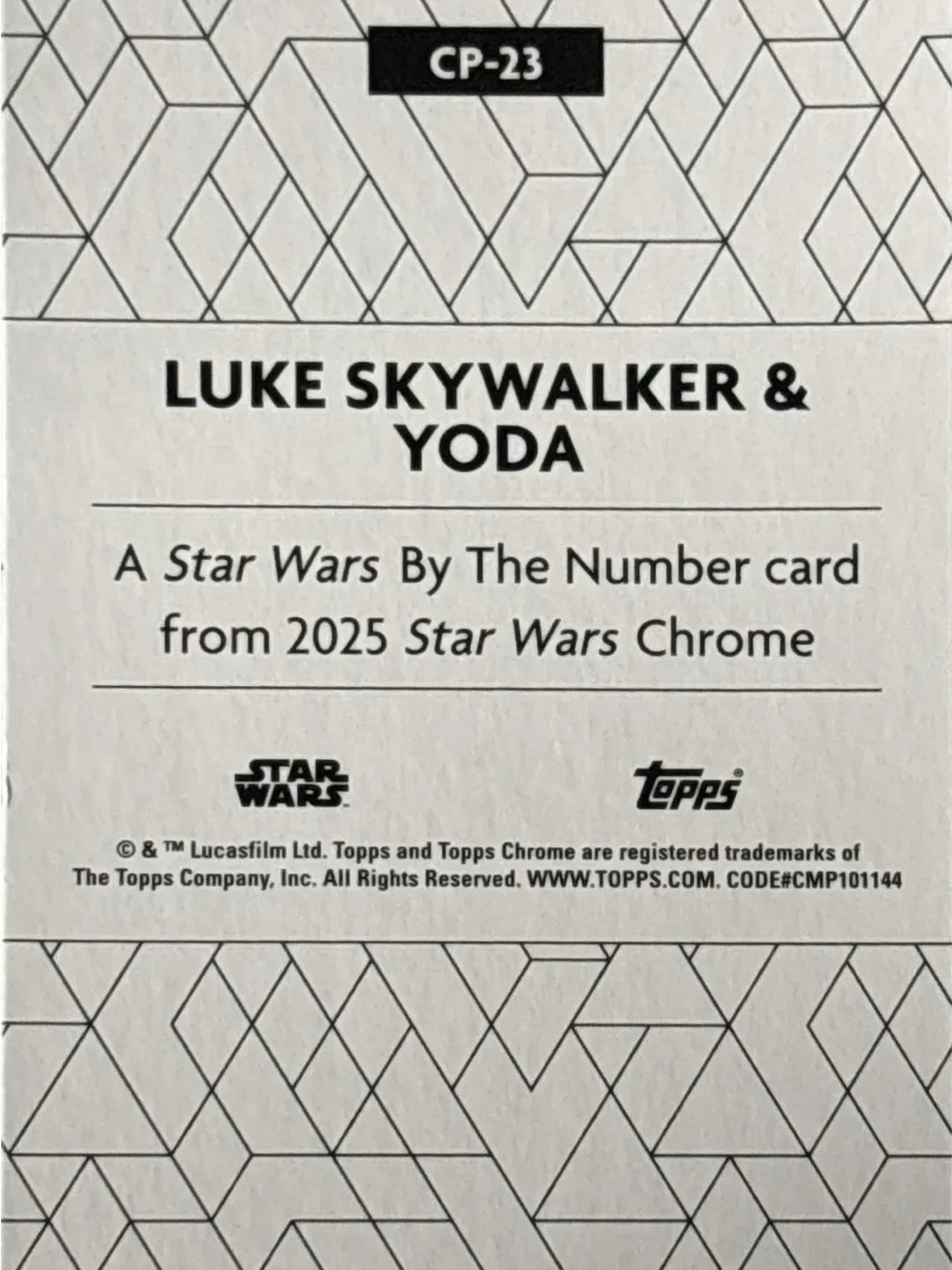 Topps Star Wars Coloring Card Art